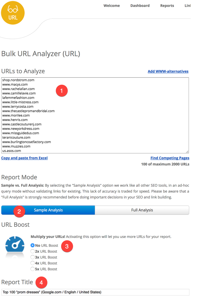 Bulk URL Analyzer (URL)