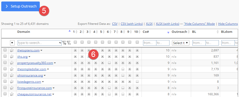 Missing Links Tool (MLT)