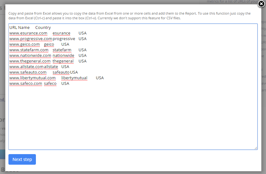 Copy and Paste Link Data from Excel