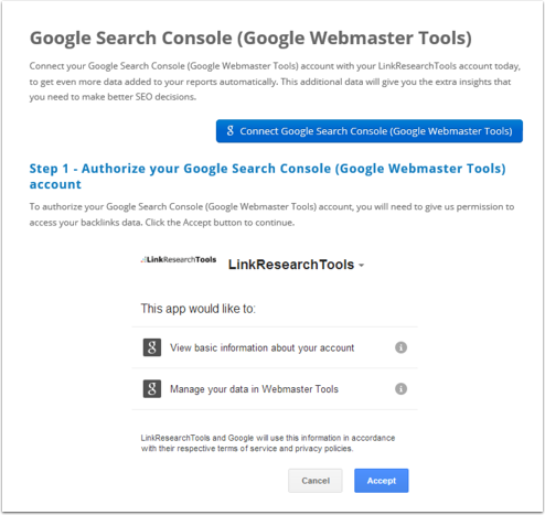 3. Connect Google Search Console
