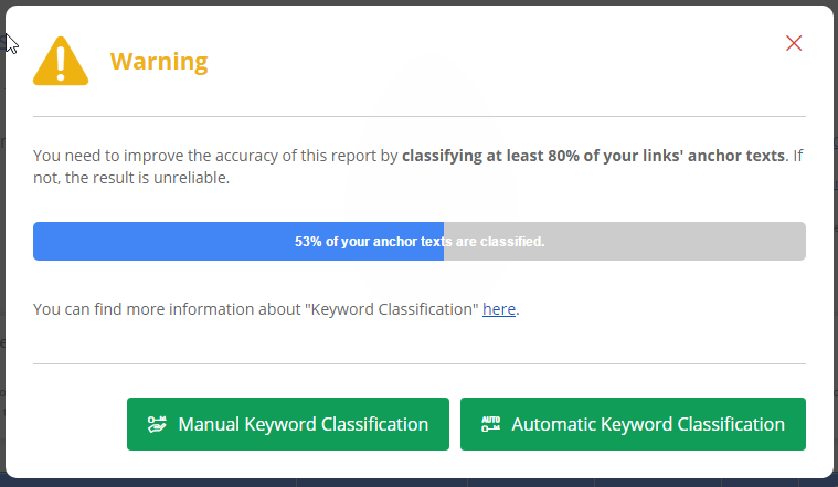 Classify Keywords