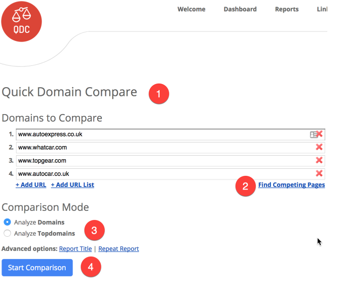 Quick Domain Compare (QDC)