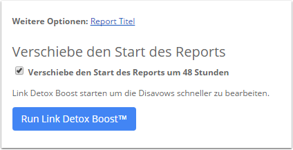 Link Detox Boost starten