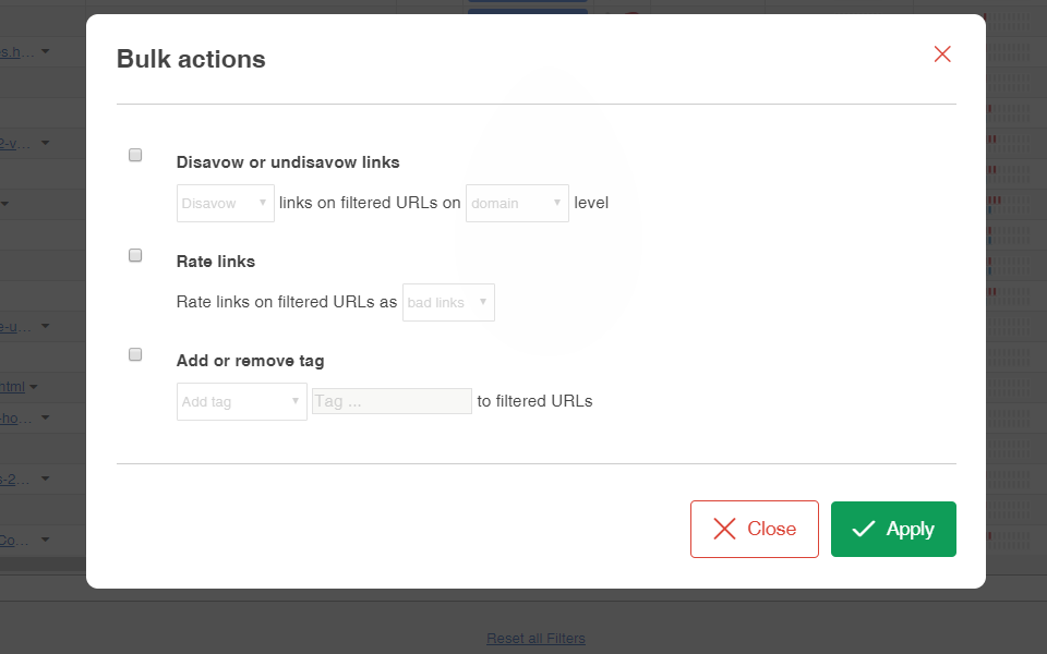 2. Disavowen von Links und Domains