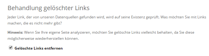Tool Einstellungen