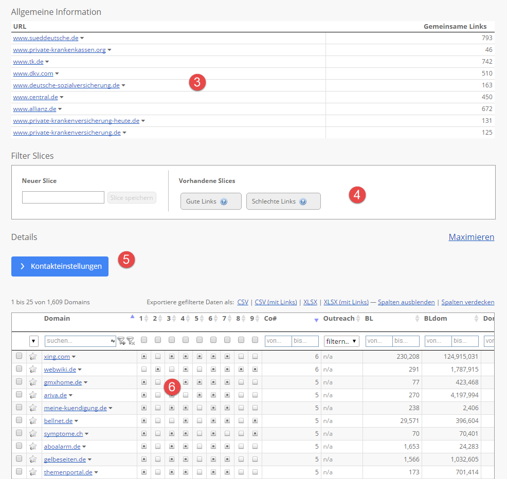 Missing Links Tool (MLT)