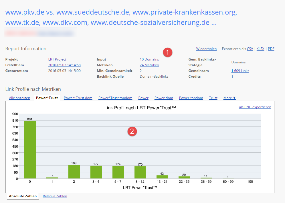 Missing Links Tool (MLT)