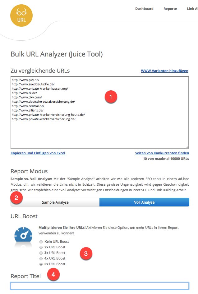 Bulk URL Analyzer (URL)