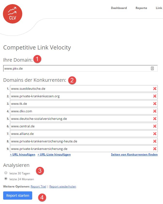 Competitive Link Velocity (CLV)