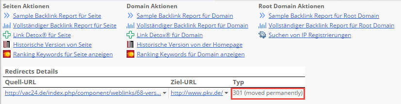 Link Prüfung