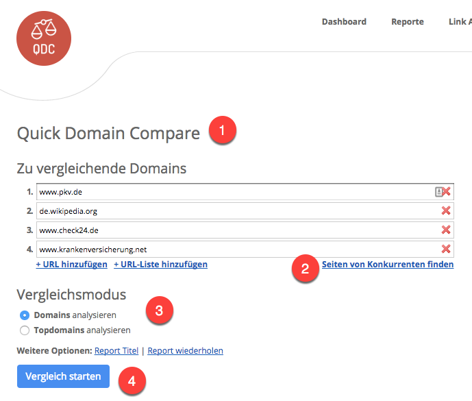 Quick Domain Compare (QDC)