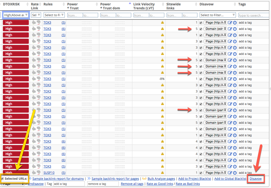13-link-detox-disavow-selected-urls Google Penalty: 5 Simple Steps to Recovery