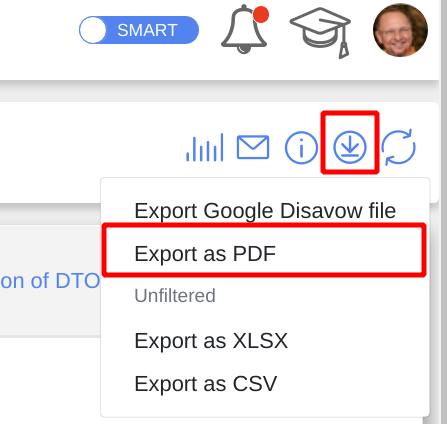 image of a person and text that says 'SMART Export as PDF'